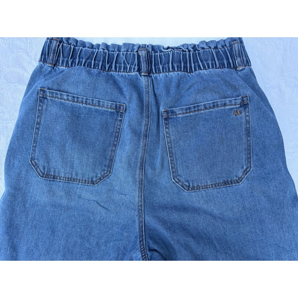 Women's American Eagle Baggy Jean size 14 Blue NO. 3685 - Picture 7 of 10